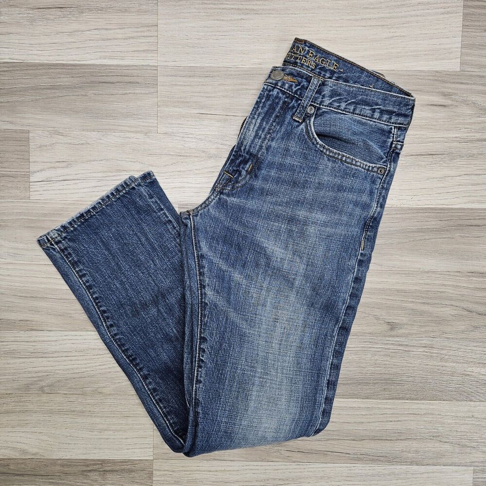 AMERICAN EAGLE Mens Straight Leg Slim Denim Jeans Size 29